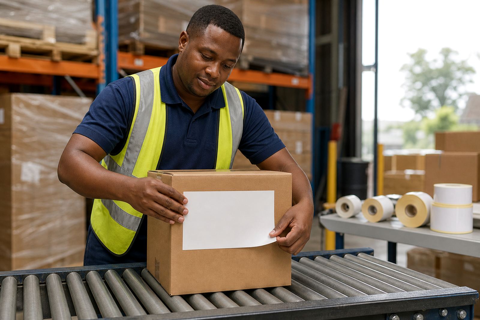 Shipping Label Rolls