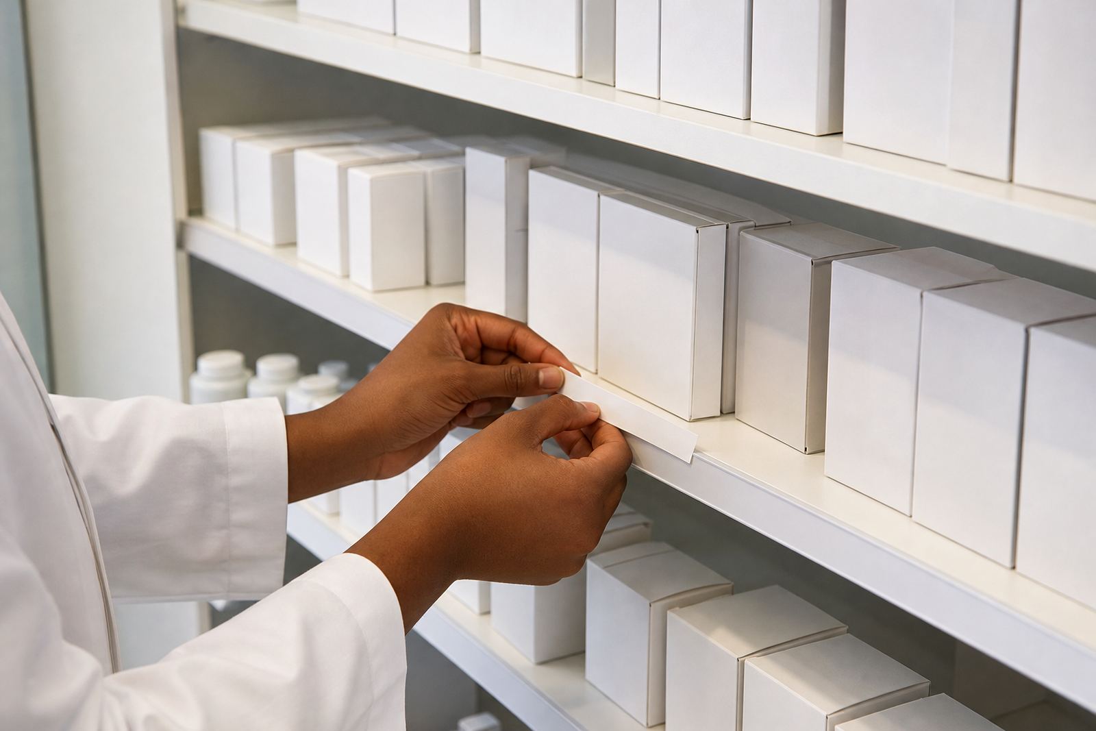 Pharmacy Shelf Labels